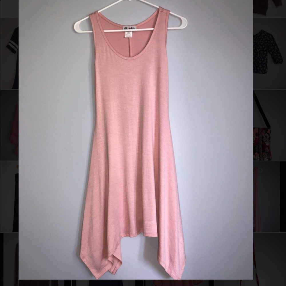 Super soft, pink flowy dress!